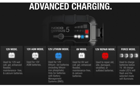 Chargeur de batterie Noco Genius 5 5A, Image 7