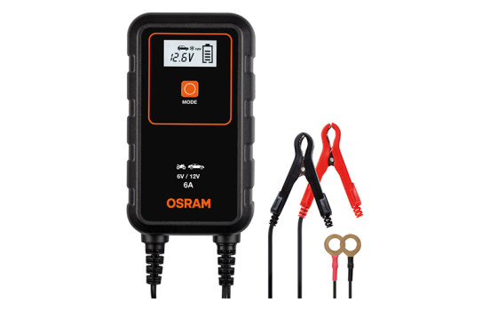 Chargeur de batterie Osram 6/12 volts 6 ampères