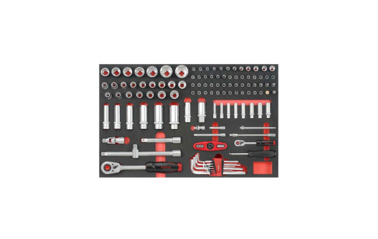 Chariot à outils bleu 8 tiroirs avec 193 outils (EVA), Image 3
