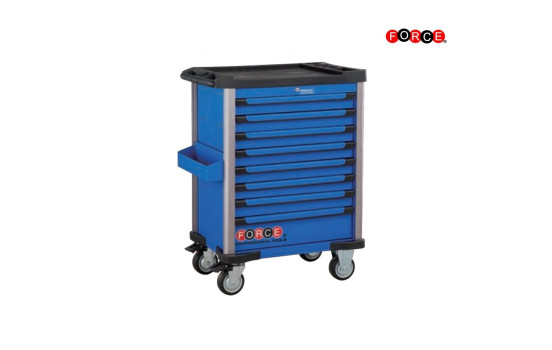 Chariot à outils bleu 8 tiroirs avec outils 512 pièces (EVA)