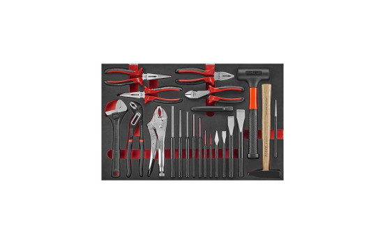 Chariot à outils bleu 8 tiroirs avec outils 512 pièces (EVA), Image 8