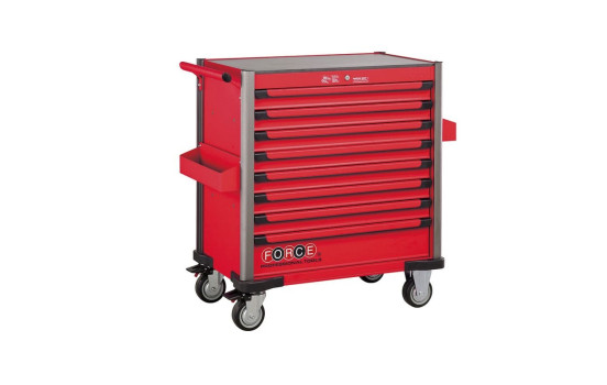 Chariot à outils Jumbo avec 8 tiroirs rouge, Image 2