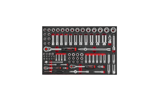 Chariot à outils noir 8 tiroirs avec outils 308 pièces (EVA), Image 3