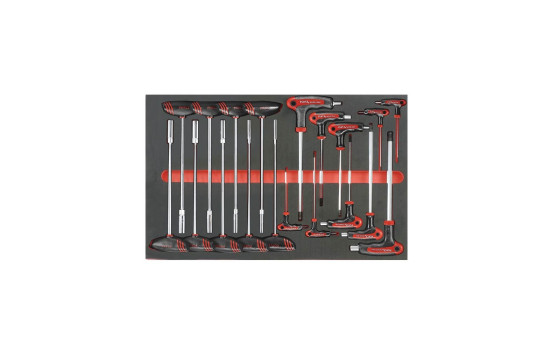 Chariot à outils noir 8 tiroirs avec outils 308 pièces (EVA), Image 7