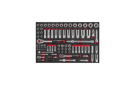 Chariot à outils noir 8 tiroirs avec outils 308 pièces (EVA), Image 10