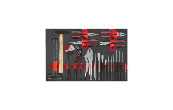 Chariot à outils noir 8 tiroirs avec outils 308 pièces (EVA), Image 12