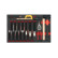 Chariot à outils noir 8 tiroirs avec outils 315 pièces (EVA), Vignette 7