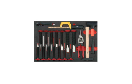 Chariot à outils noir 8 tiroirs avec outils 315 pièces (EVA), Image 7