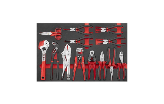 Chariot à outils noir 8 tiroirs avec outils 315 pièces (EVA), Image 12