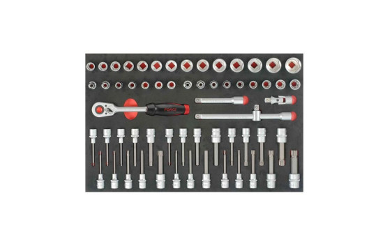 Chariot à outils noir 8 tiroirs avec outils 326 pièces (EVA), Image 12