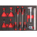 Chariot à outils Rooks rempli 161 pcs, Vignette 4