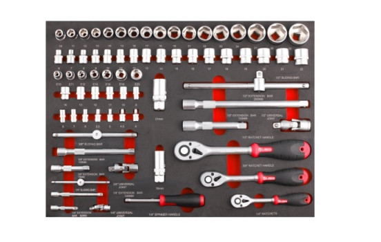 Chariot à outils Rooks rempli 161 pcs, Image 8