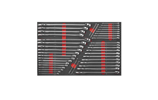 Chariot à outils rouge 8 tiroirs avec 208 outils S&M (EVA), Image 5