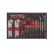 Chariot à outils rouge 8 tiroirs avec 208 outils S&M (EVA), Vignette 6
