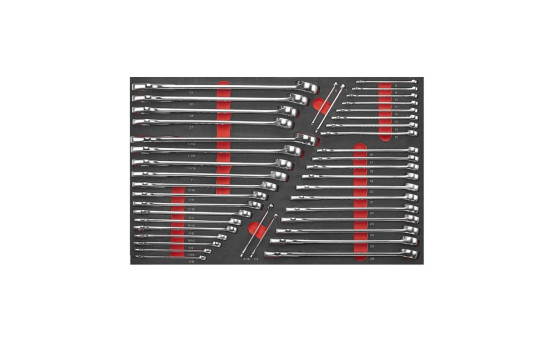Chariot à outils rouge 8 tiroirs avec 208 outils S&M (EVA), Image 9