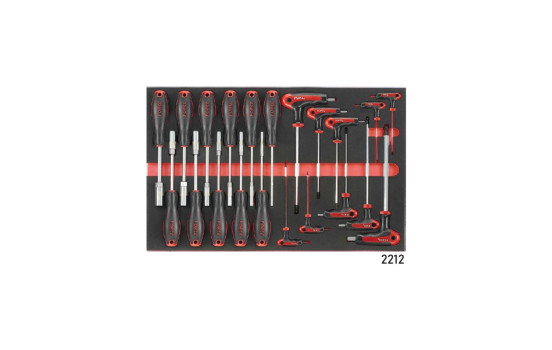 Chariot à outils rouge 8 tiroirs avec outils 326 pièces (EVA), Image 8