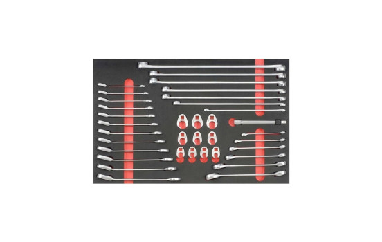 Chariot à outils rouge 8 tiroirs avec outils 326 pièces (EVA), Image 13