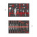 Chariot à outils rouge 8 tiroirs avec outils 326 pièces (EVA), Vignette 14