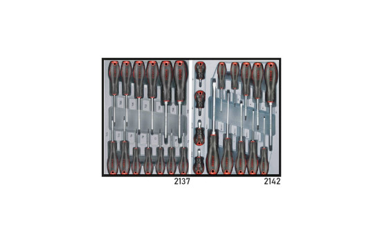 Chariot à outils rouge 8 tiroirs avec outils 376 pièces, Image 2