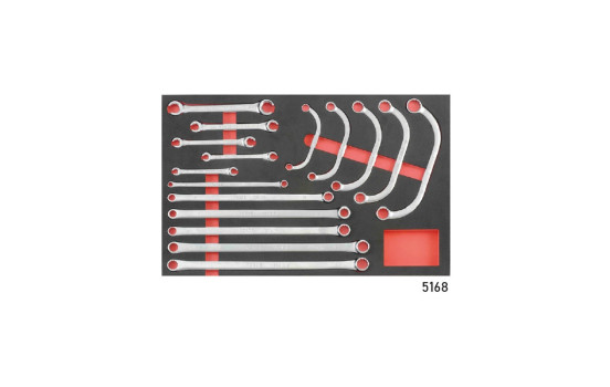 Chariot à outils rouge 8 tiroirs avec outils 405 pièces (EVA), Image 7