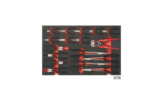 Chariot à outils rouge 8 tiroirs avec outils 405 pièces (EVA), Image 9