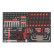 Chariot à outils rouge 8 tiroirs avec outils 405 pièces (EVA), Vignette 11