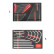 Chariot à outils rouge 8 tiroirs avec outils 405 pièces (EVA), Vignette 14