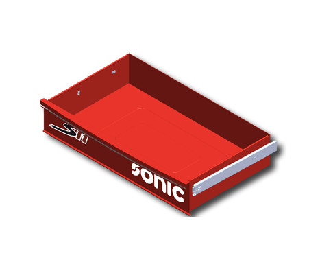 Grand tiroir pour chariot à outils S11, rouge