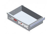 Grand tiroir pour chariot S10, gris