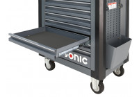 Petit tiroir gris foncé pour chariot à outils S9