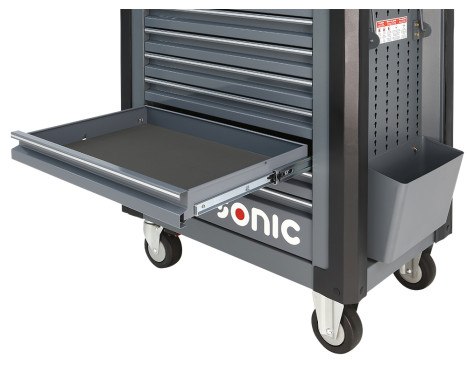 Petit tiroir gris foncé pour chariot à outils S9