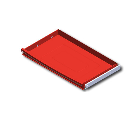 Petit tiroir pour chariot à outils S11, rouge