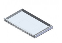 Petit tiroir pour chariot S11, gris
