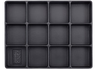 Plateau, vide 12 compartiments (290x370x48mm)