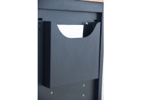 Porte-documents gris foncé (S9, S12)