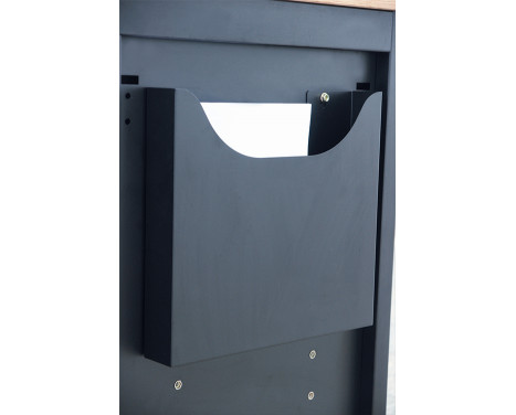 Porte-documents gris foncé (S9, S12)