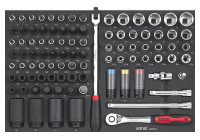 Ensemble combiné Sonic 1/2" SFS-M 95 pièces