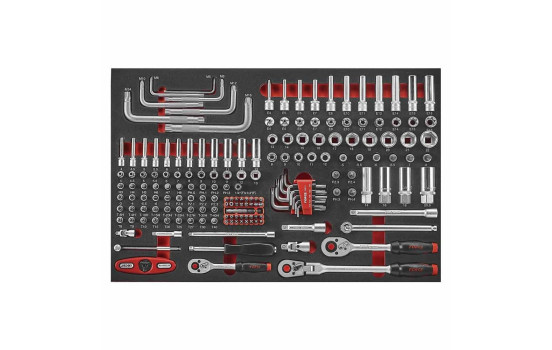 Jeu de douilles et clés Force 1/4" et 3/8" 175 pièces (EVA)