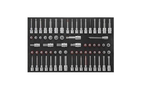 Jeu de douilles Force 1/2" 70 pièces (EVA)