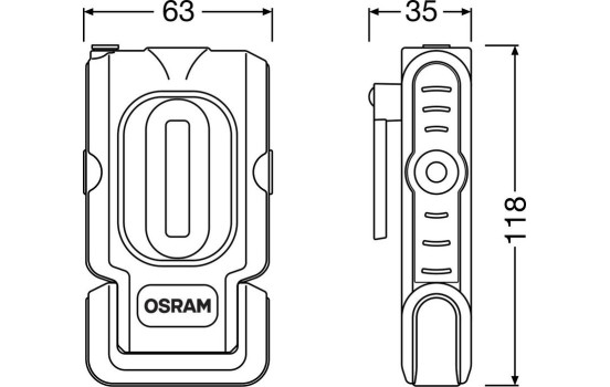 Lampe de course LED Osram MINI 140 ESSENTIAL, Image 3