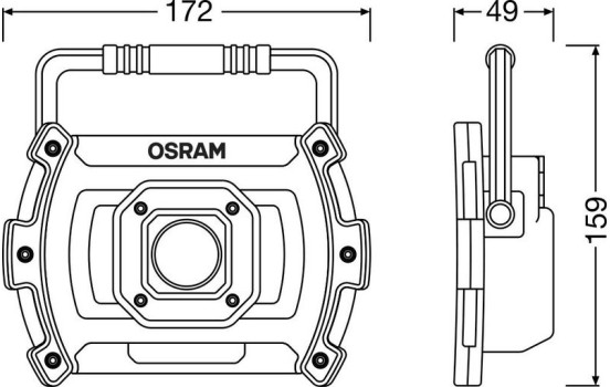 Lampe de travail LED Osram FLOODLIGHT 600 ESSENTIAL, Image 5