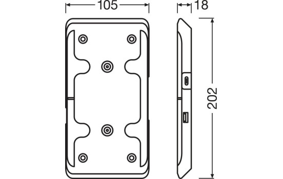 Station de charge LED Osram DOUBLE CHARGE PAD, Image 7