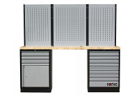 Configuration MSS 26 "/ 34" avec 13 tiroirs avec dessus en bois