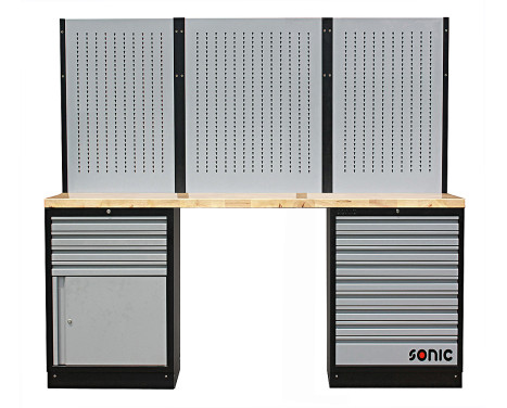 Configuration MSS 26 "/ 34" avec 13 tiroirs avec dessus en bois