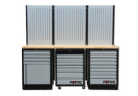 Configuration MSS 26 "/ 34" avec 20 tiroirs avec dessus en bois