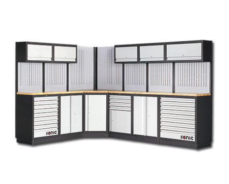 Configuration MSS 26 "/ 34" avec 22 tiroirs avec dessus en bois