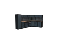 Configuration Sonic NEXT MSS, hauteur du plan de travail en bois : 5026 mm