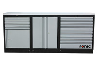 MSS 26 "/ 34" installation basse avec 13 tiroirs (acier inoxydable)