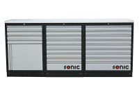 MSS 26 "/ 34" installation basse avec 22 tiroirs (acier inoxydable)