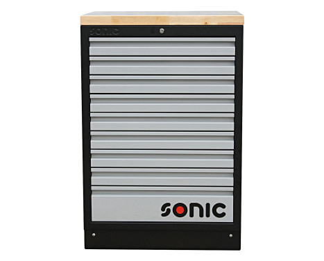MSS 26 "Commode 9 tiroirs avec dessus en bois